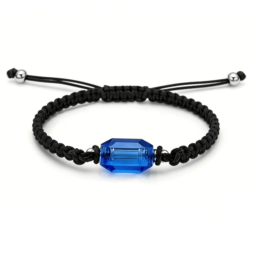 Bottle Ashes Red Black Woven Hand Strap Bracelet