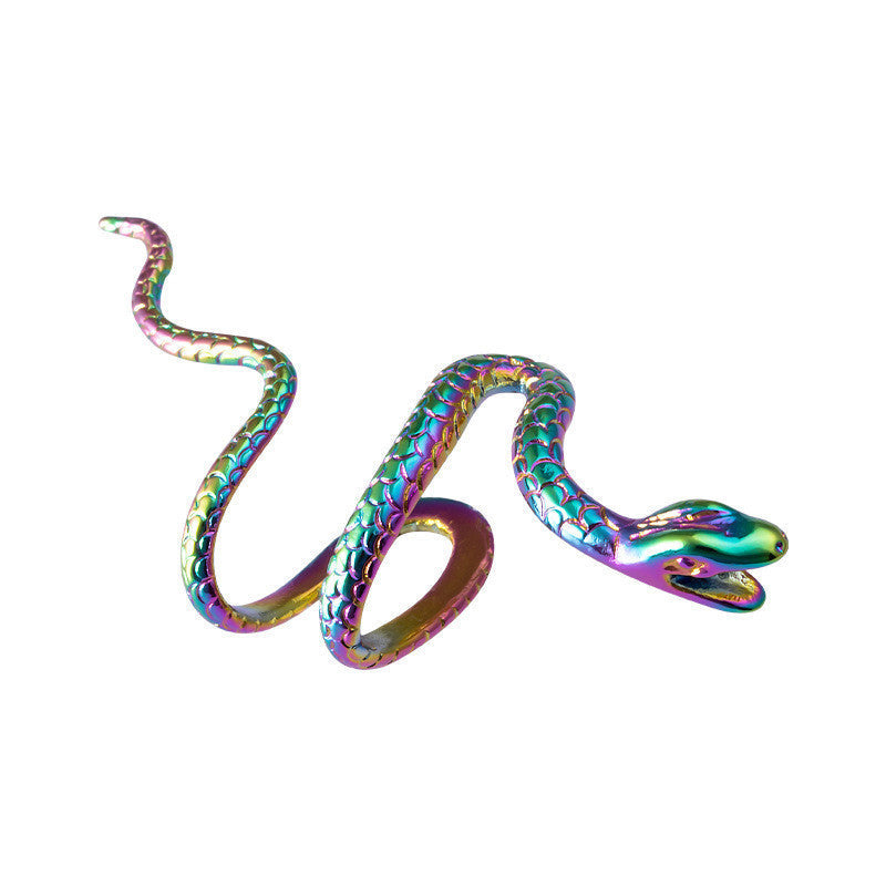 Comfortable Cool Attractive Three-dimensional Snake Adjustable Earrings