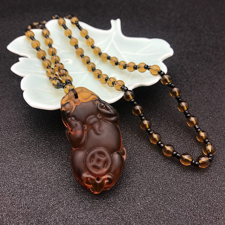 Sweater Chain Bring Fortune Luck Female Long Wild Pendant