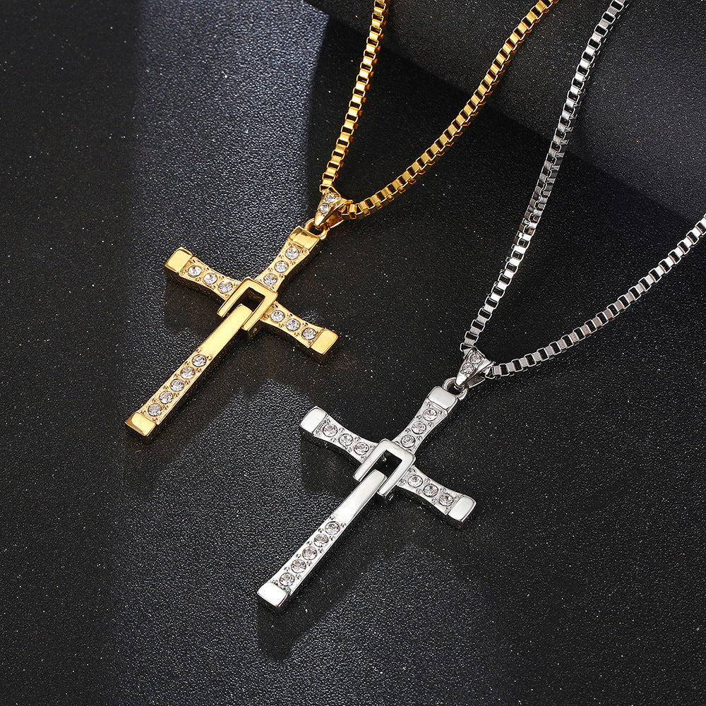 Women's & Men's Speed Passion Stainless Steel Sweater Chains Pendant