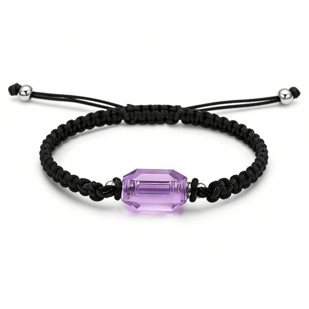 Bottle Ashes Red Black Woven Hand Strap Bracelet