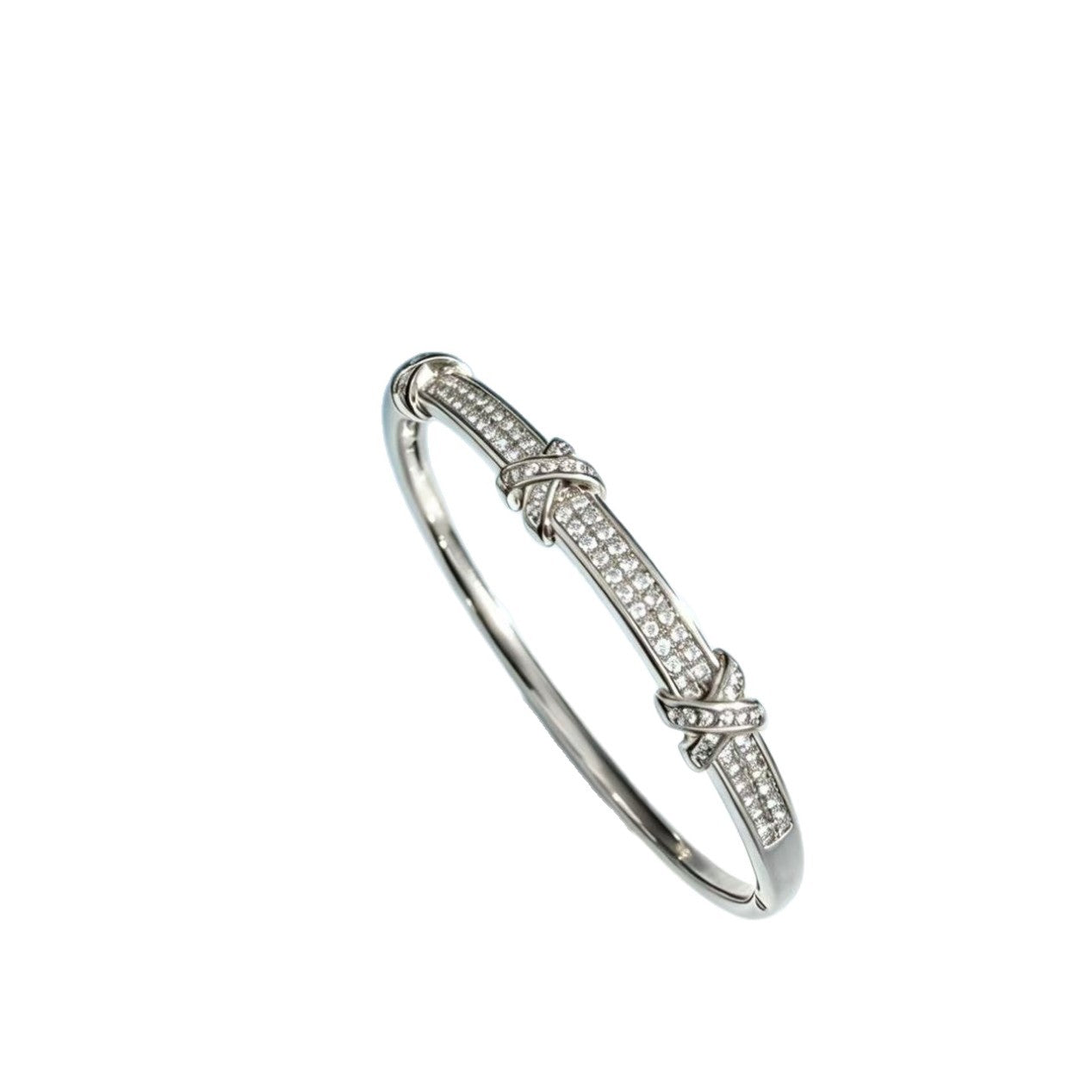 Women's Cross Diamond Gold Niche Design Source Bracelet