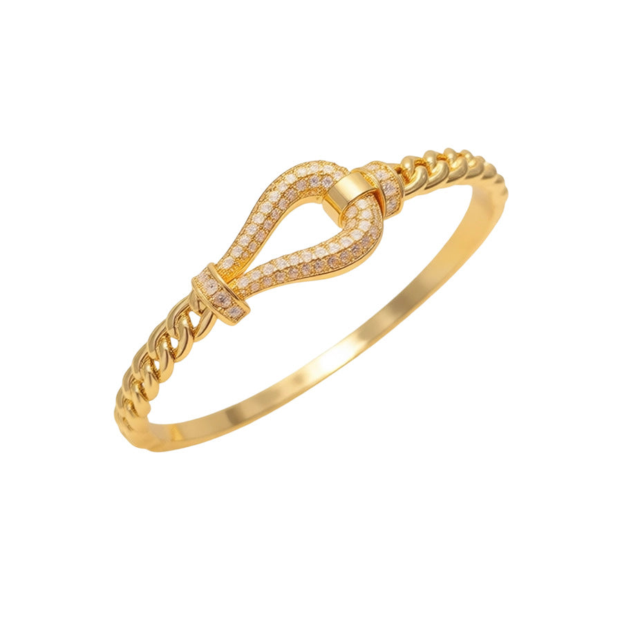 Zircon Triangle Buckle Graceful Personality Light Luxury Bracelets