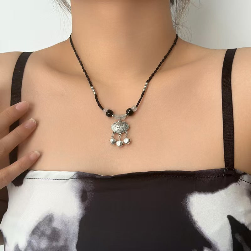 Women's & Men's Pearl Cross Hip Hop Niche Design Clavicle Necklaces