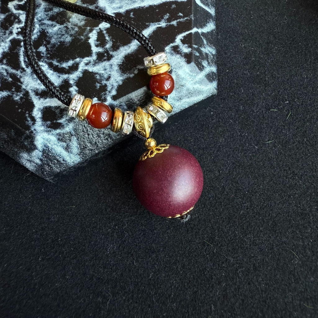 Handmade Natural Fragrance Gift Of Happiness Incense Double-sided Pendant