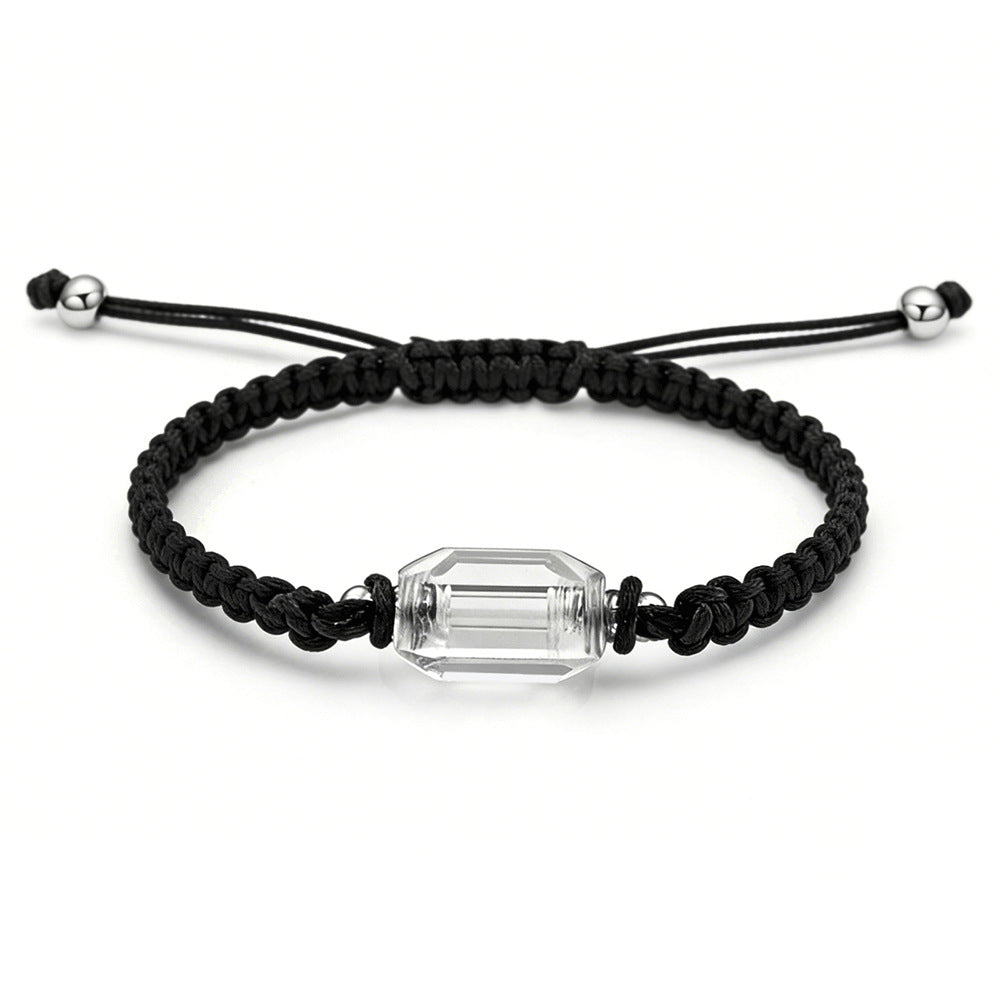 Bottle Ashes Red Black Woven Hand Strap Bracelet
