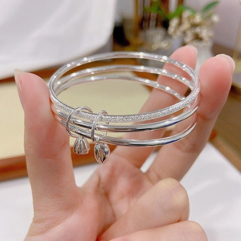 Copper Sier-plated Three-life Two-life Gift For Bracelet