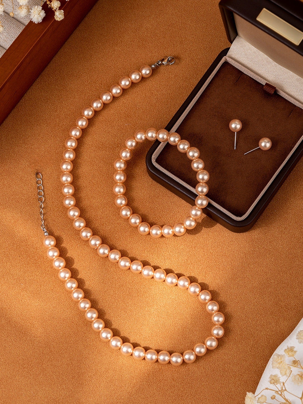 Cute Princess Style Electroplating Imitation Pearl Ear Bracelets
