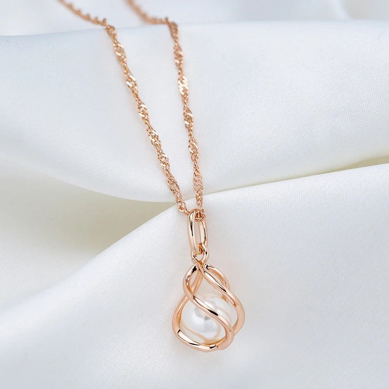 Women's Tree Simple Dignified Hollow Zircon Clavicle Chain Rose Bracelet