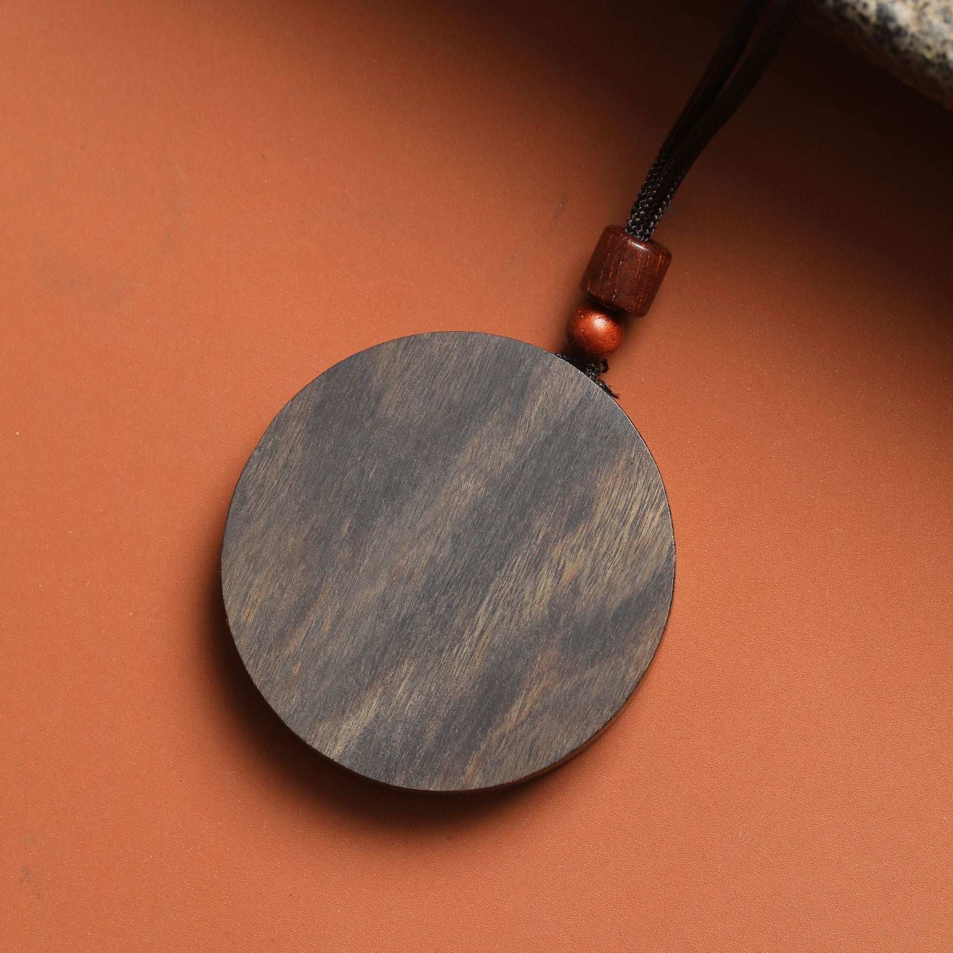 Auspicious Inlaid Carved Life Crafts Sales Pendant