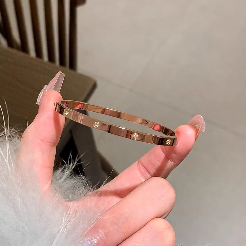 Small Waist Titanium Steel Female Light Bracelets