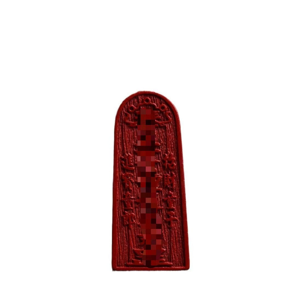 Women's & Men's Cinnabar Straight Hair Order Purple Gold Sand Pendants