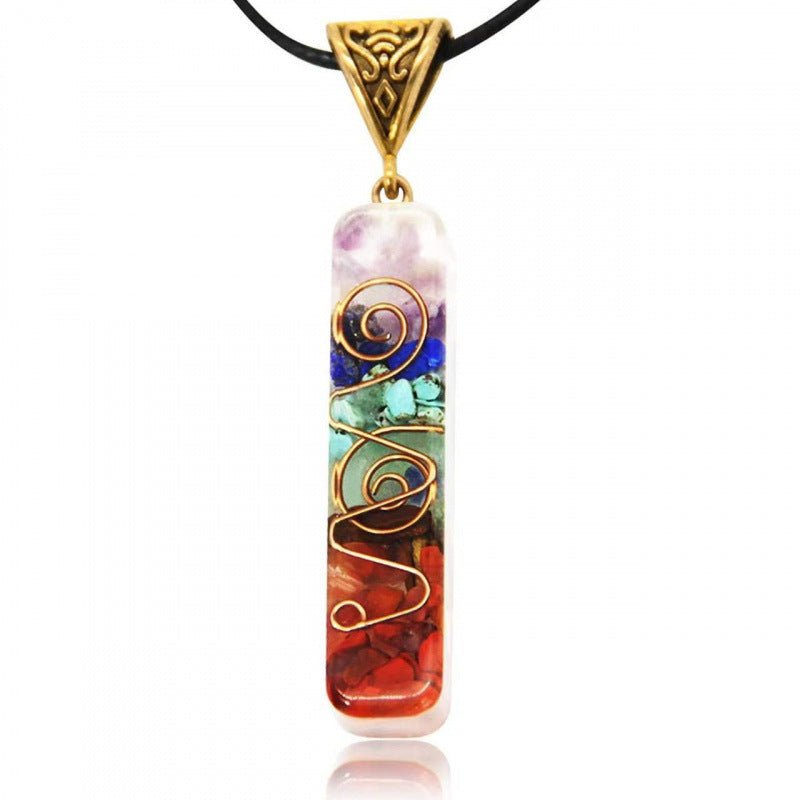 Pretty Men's Natural Crystal Gravel High-grade Pendant