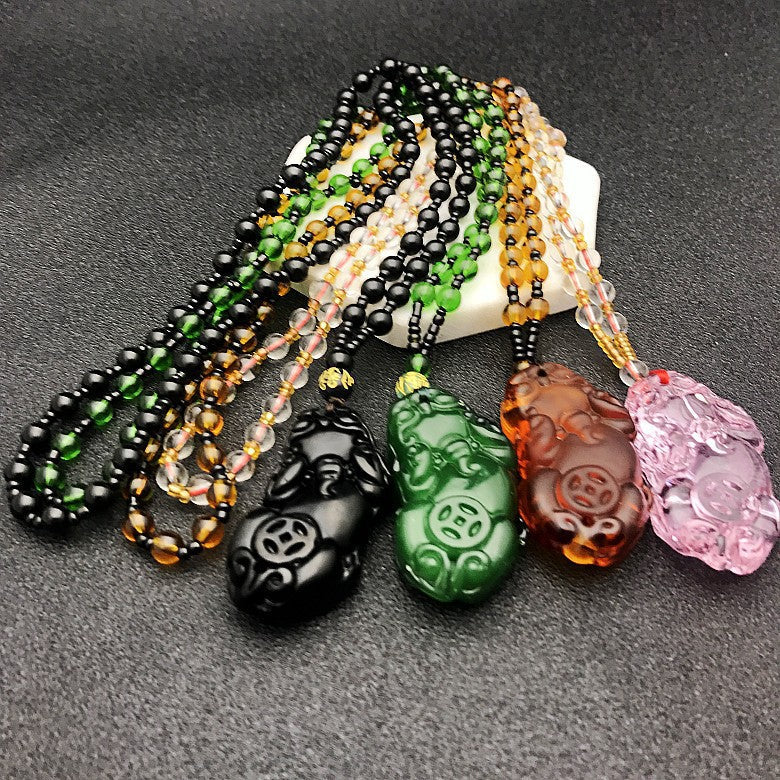 Sweater Chain Bring Fortune Luck Female Long Wild Pendant