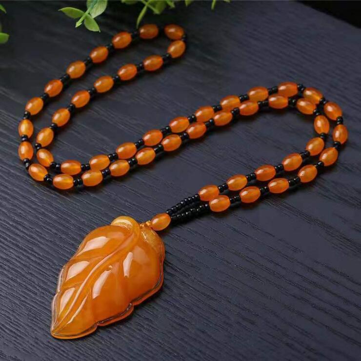 Women's & Men's Peace Buckle Lucky Gourd Long Sweater Pendant