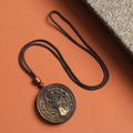 Auspicious Inlaid Carved Life Crafts Sales Pendant