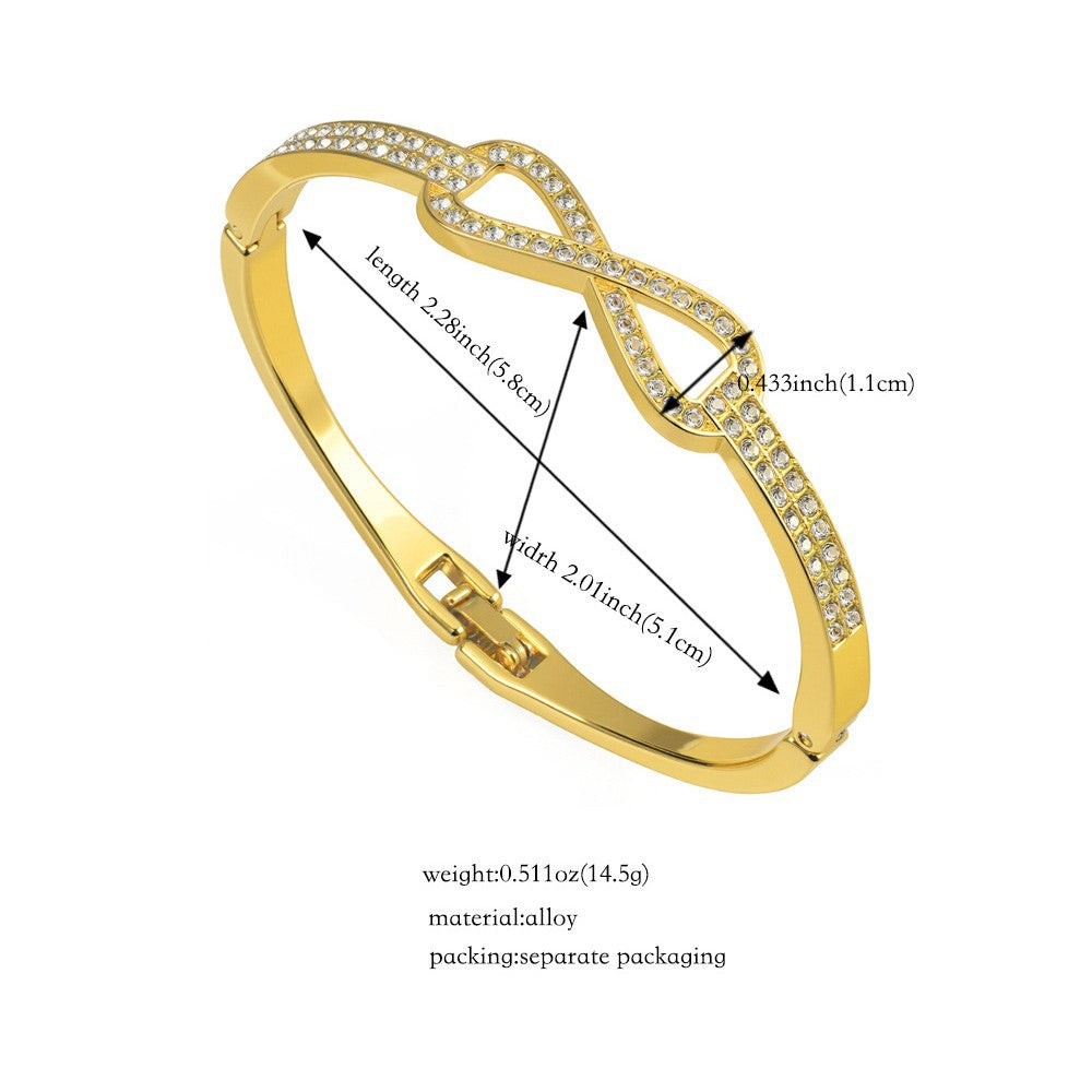 Women's High-grade Light Luxury Digital Broadcast Hand Bracelet