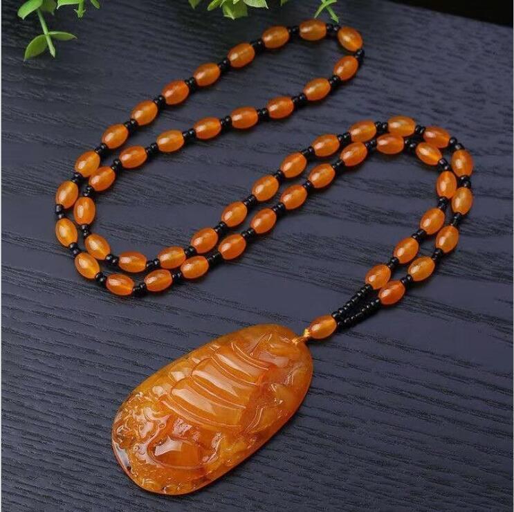 Women's & Men's Peace Buckle Lucky Gourd Long Sweater Pendant