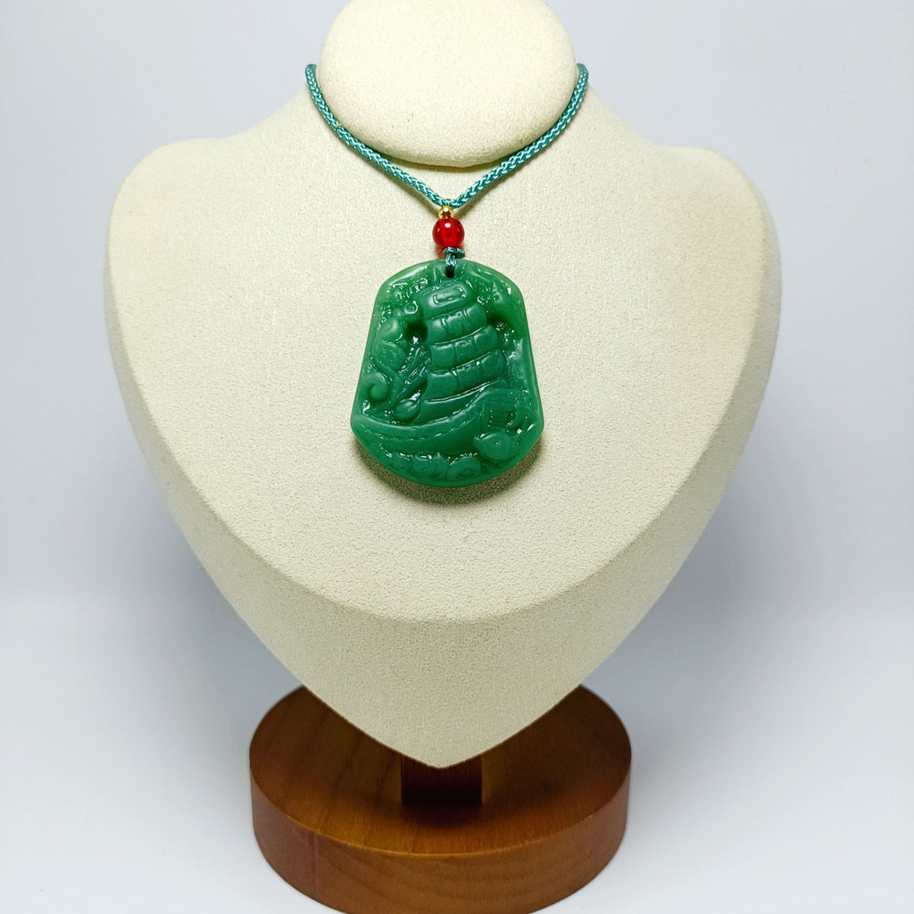 Jade Glass Dark Green Light Smooth Small Goldfish All Kinds Pendant
