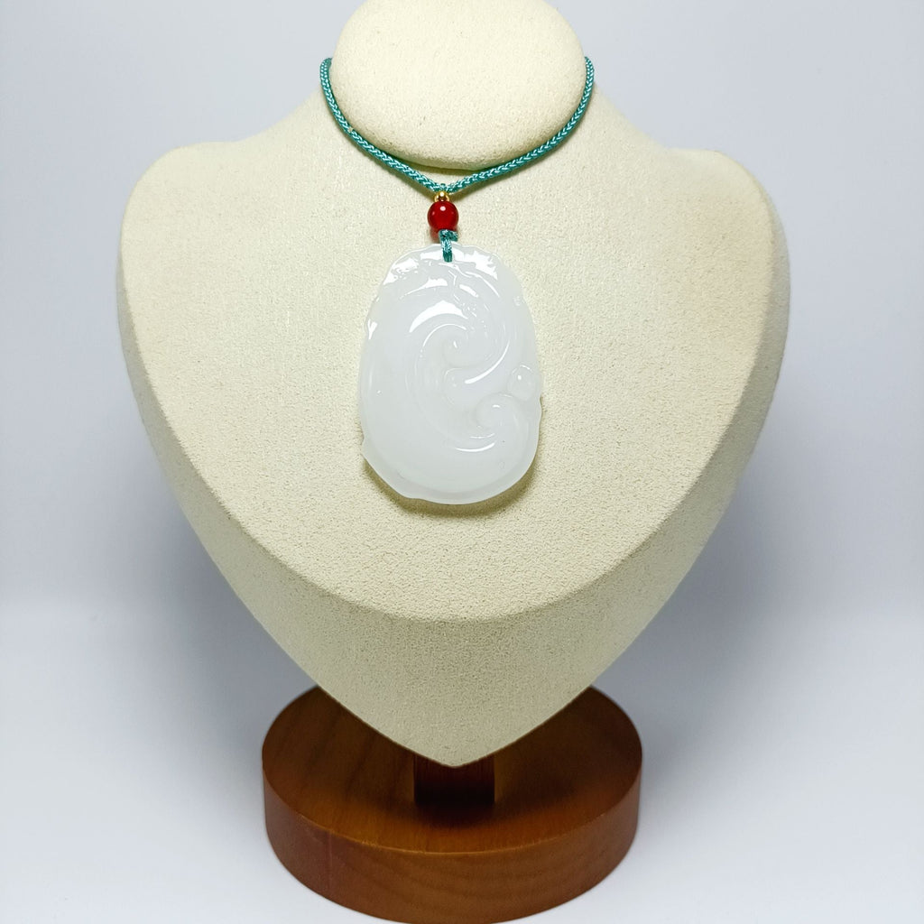 Jade Glass Dark Green Light Smooth Small Goldfish All Kinds Pendant