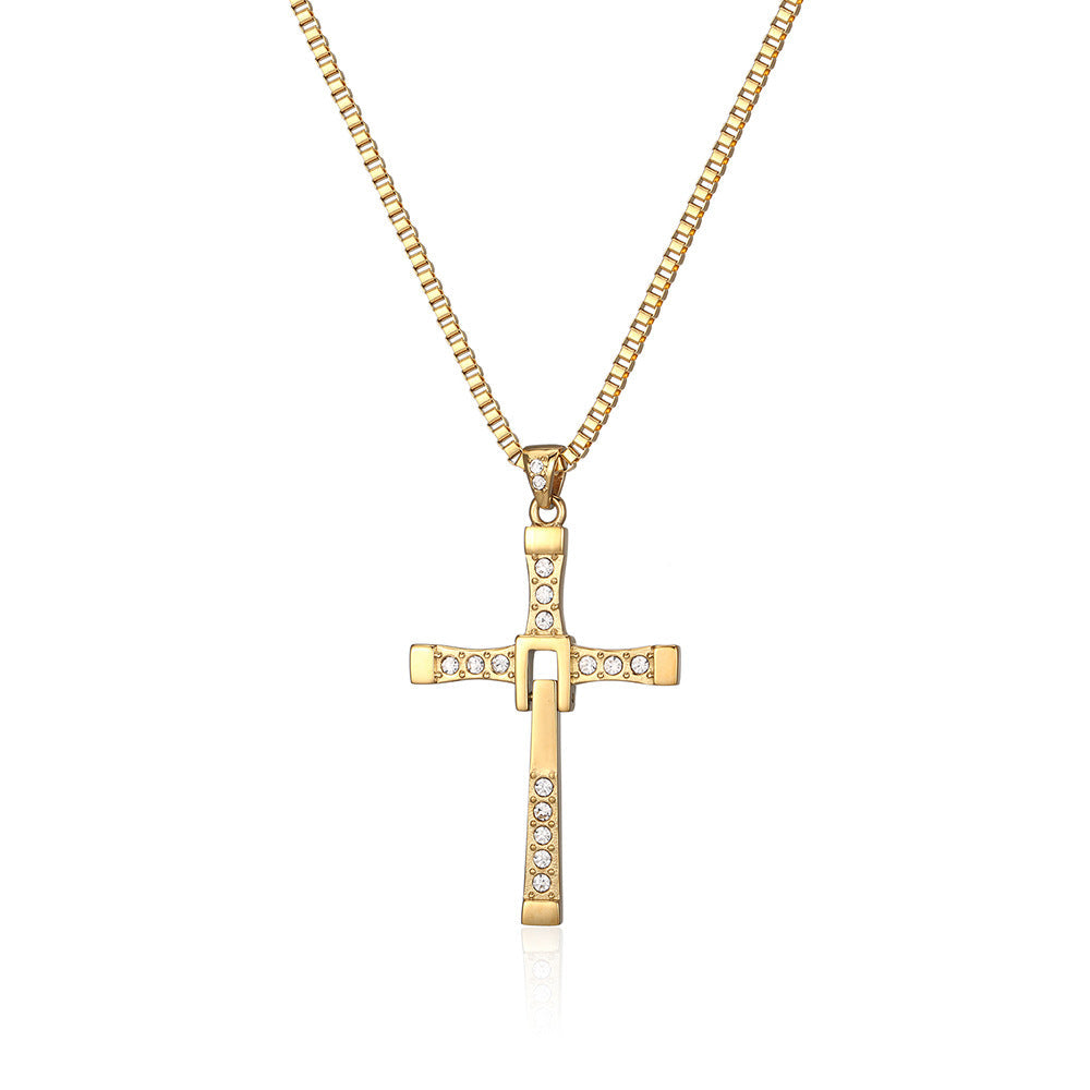 Women's & Men's Speed Passion Stainless Steel Sweater Chains Pendant