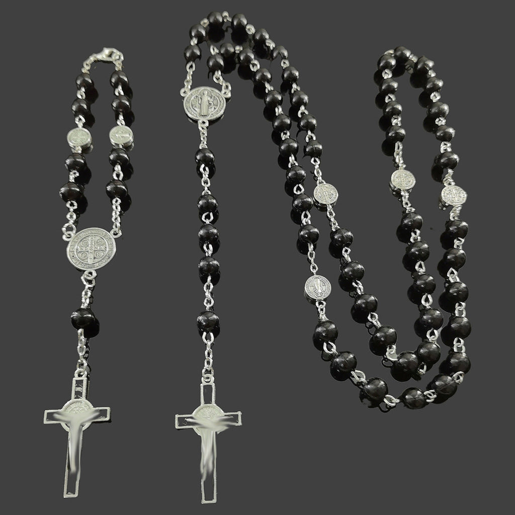 Geometric Imitation Pearl Long Sweater Decorations Jewelry Set