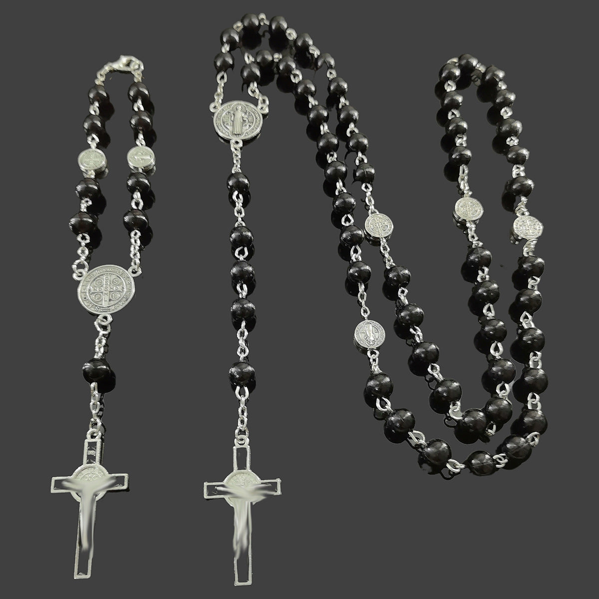 Geometric Imitation Pearl Long Sweater Decorations Jewelry Set