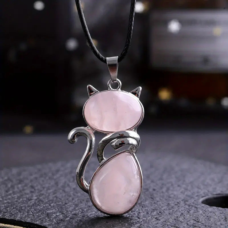 Comfortable Natural Crystal Inlaid Amethyst Other Pendant
