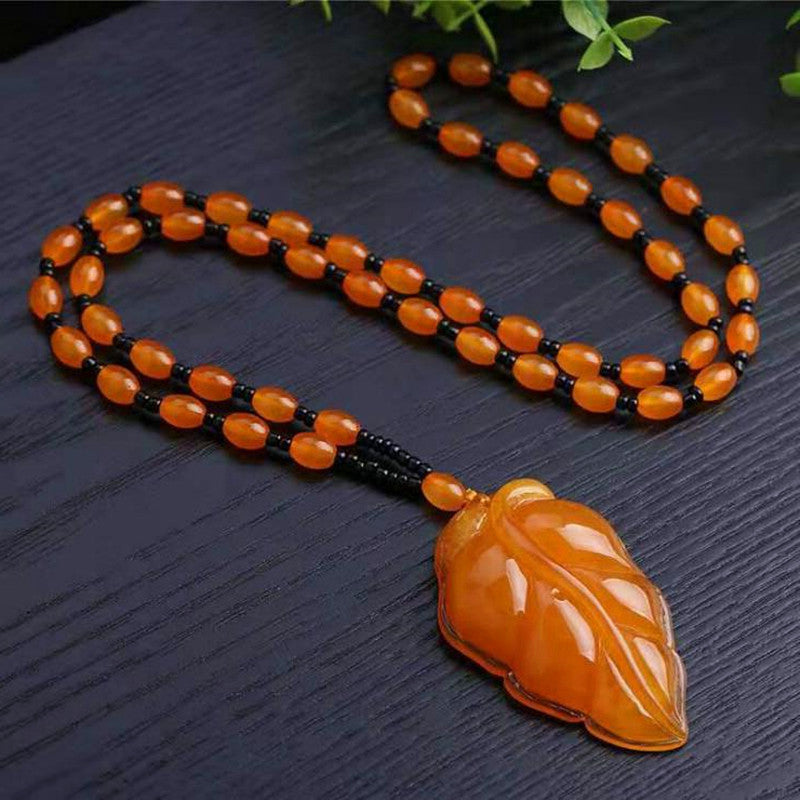Women's & Men's Peace Buckle Lucky Gourd Long Sweater Pendant