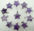 Natural Stone Crystal Agate Five-pointed Star Pendants