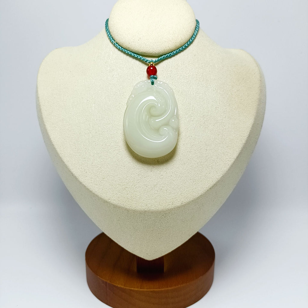 Jade Glass Dark Green Light Smooth Small Goldfish All Kinds Pendant