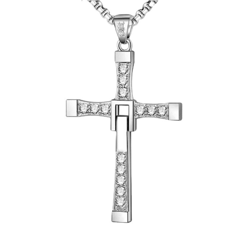 Women's & Men's Speed Passion Stainless Steel Sweater Chains Pendant