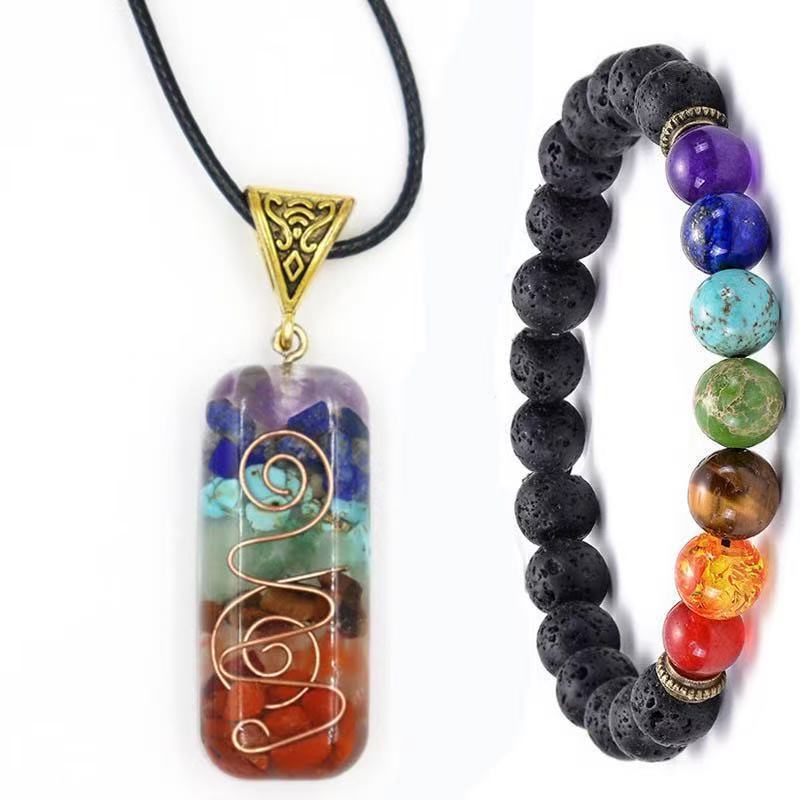 Pretty Men's Natural Crystal Gravel High-grade Pendant