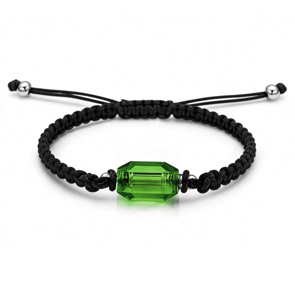 Bottle Ashes Red Black Woven Hand Strap Bracelet