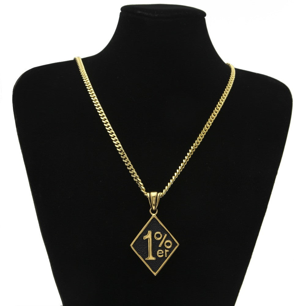 Drop Oil Gold Plated Dog Tag Pendants