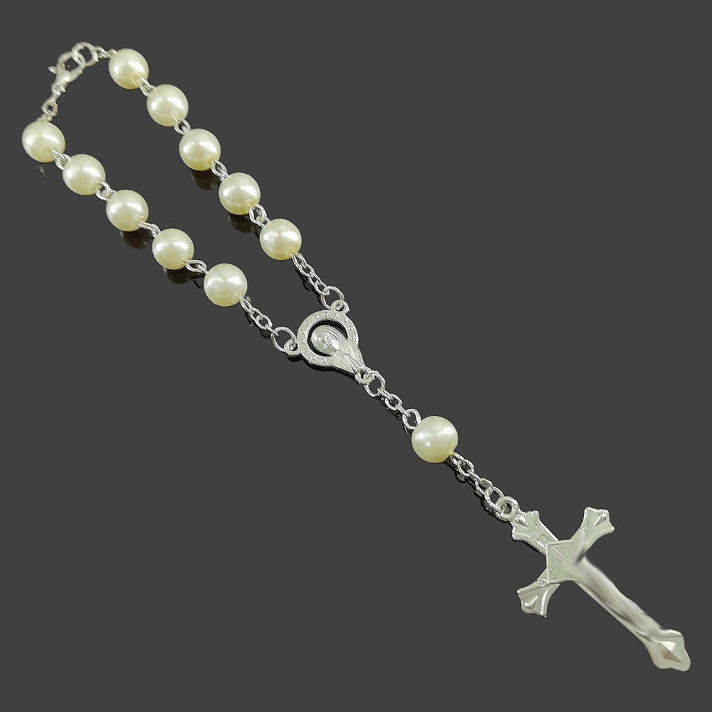 Geometric Imitation Pearl Long Sweater Decorations Jewelry Set
