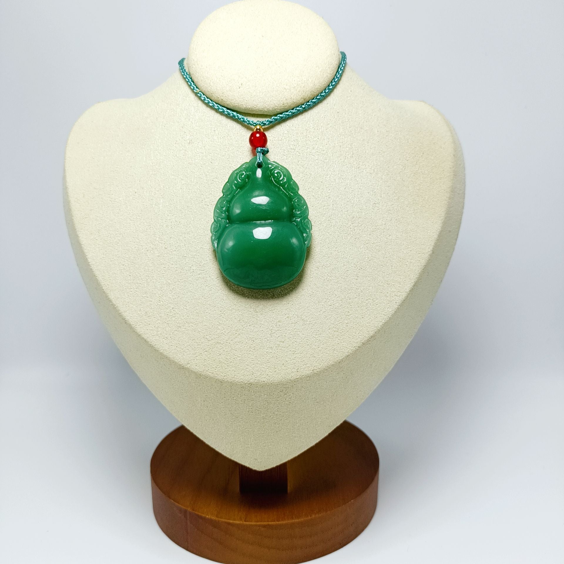 Jade Glass Dark Green Light Smooth Small Goldfish All Kinds Pendant