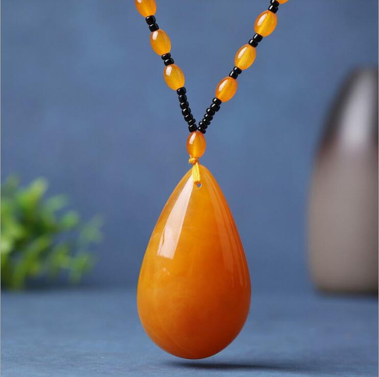 Women's & Men's Peace Buckle Lucky Gourd Long Sweater Pendant