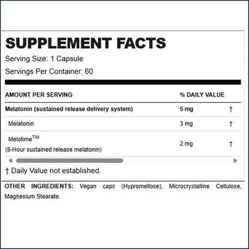Allmax Melatonin HR, 60 Capsules