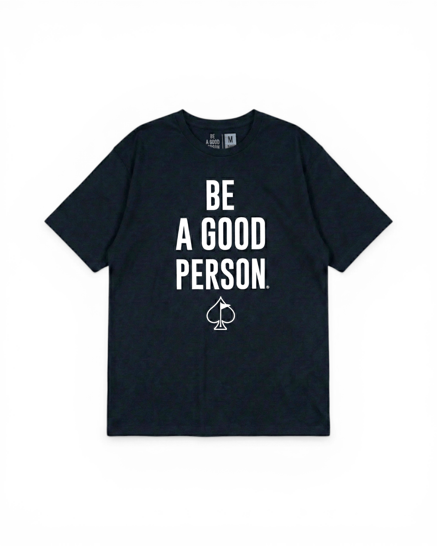 Be A Good Person X Pins and Aces Signature Tee - Black