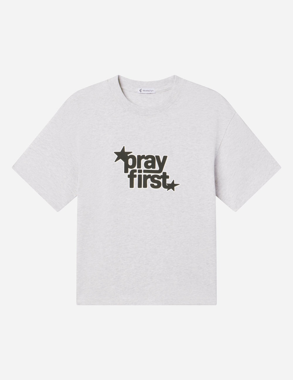 Pray First Heavyweight Tee