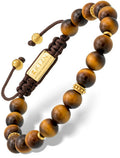 Tigers Eye Beaded Bracelet - Mykonos