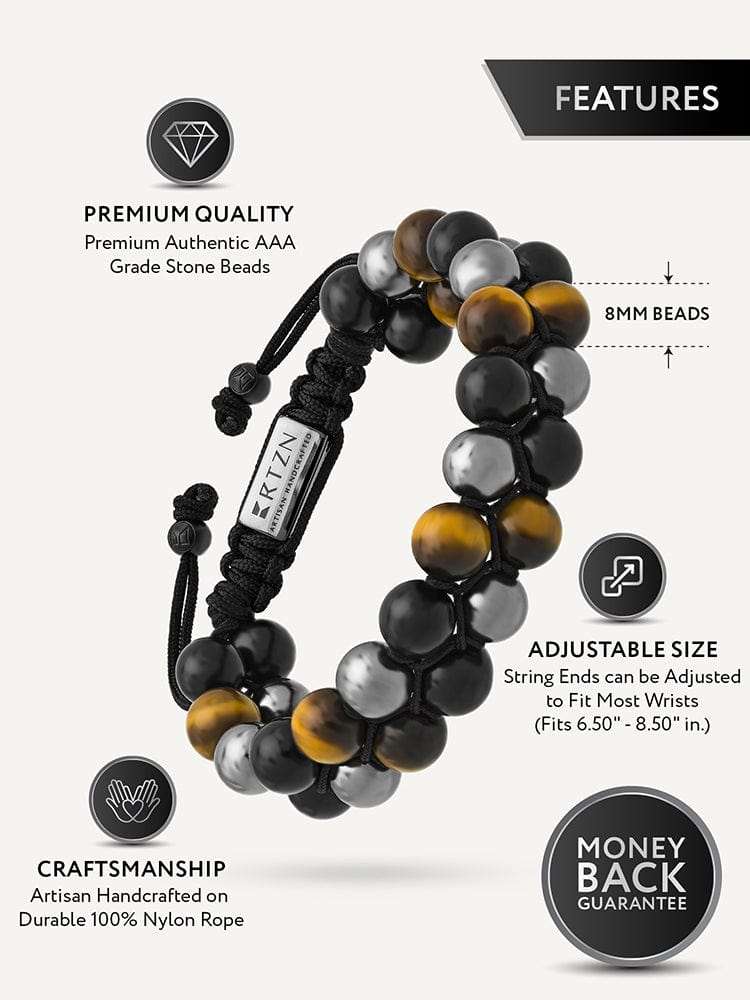 Triple Protection Beaded Bracelet - Morocco