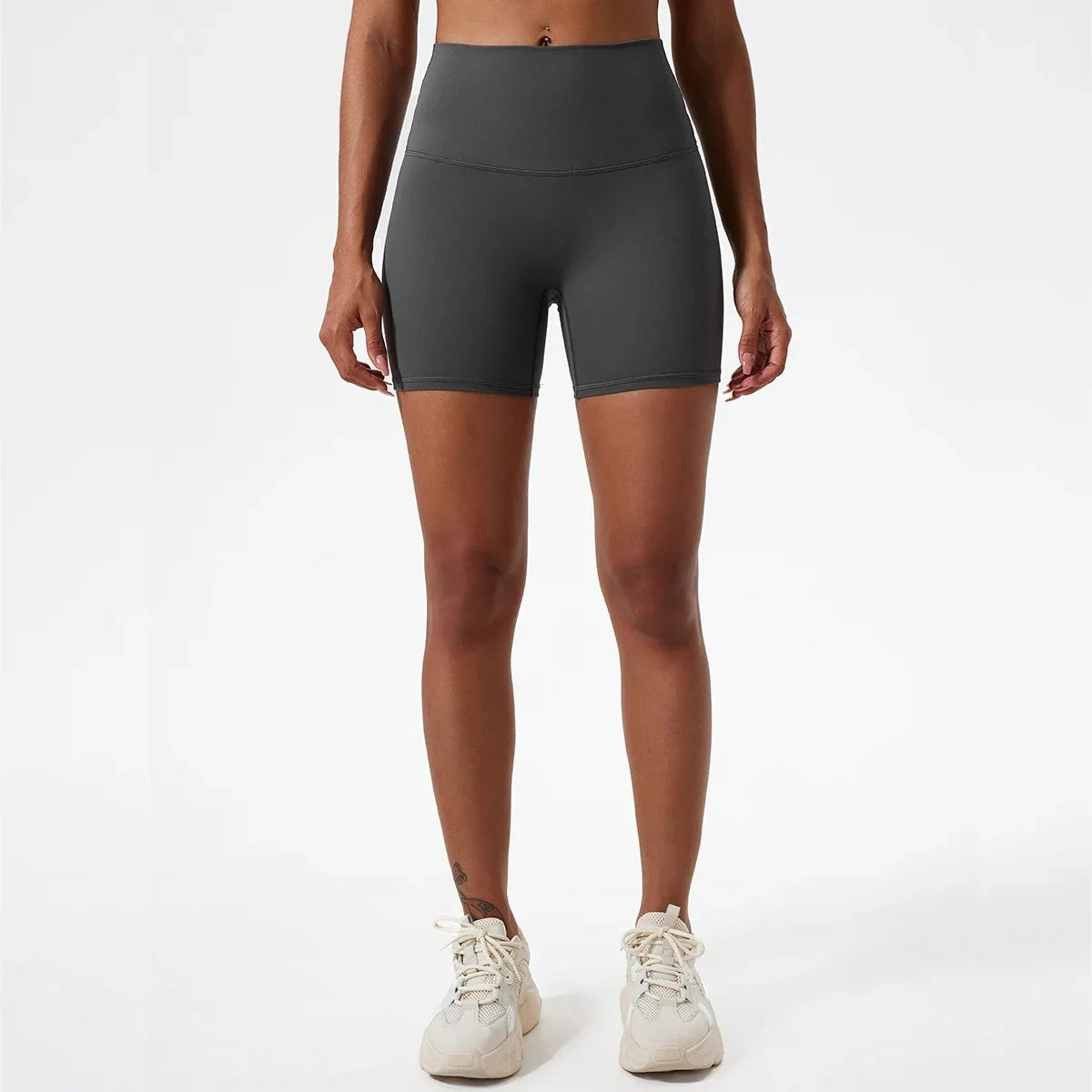 Hearuisavy Summer Soft Yoga Shorts Buttock Lift Gym Leggings Women High Waist Sports Shorts Women Running Workout Shorts Female