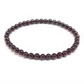 Garnet Round Bead Bracelet - Passionate Strength