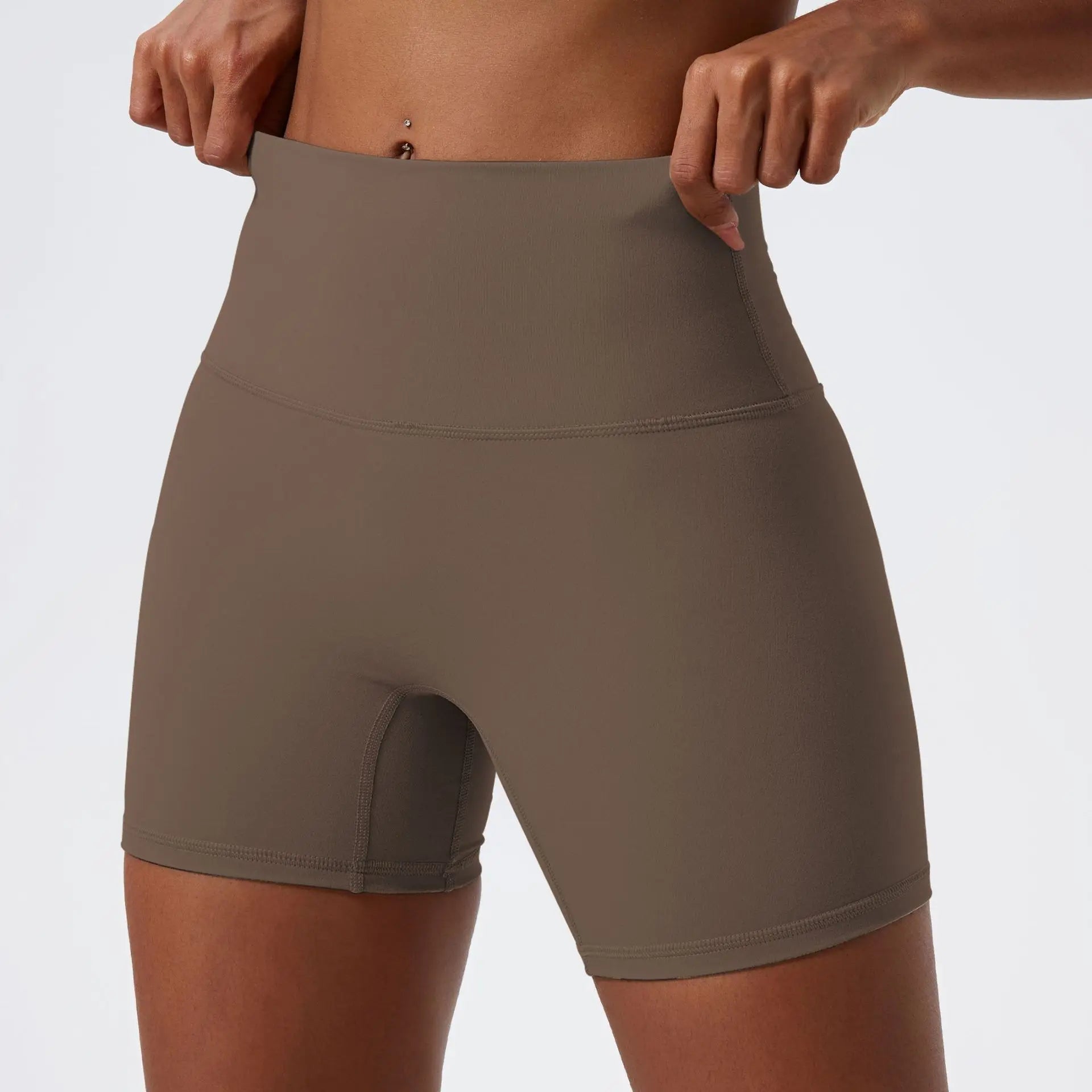 Hearuisavy Summer Soft Yoga Shorts Buttock Lift Gym Leggings Women High Waist Sports Shorts Women Running Workout Shorts Female