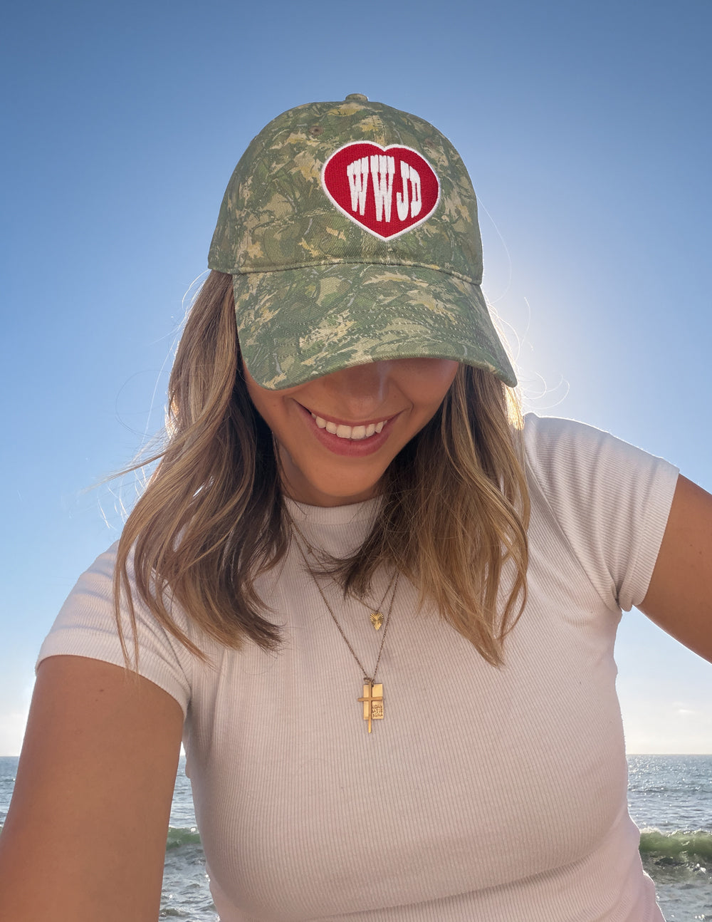 WWJD Camo Hat