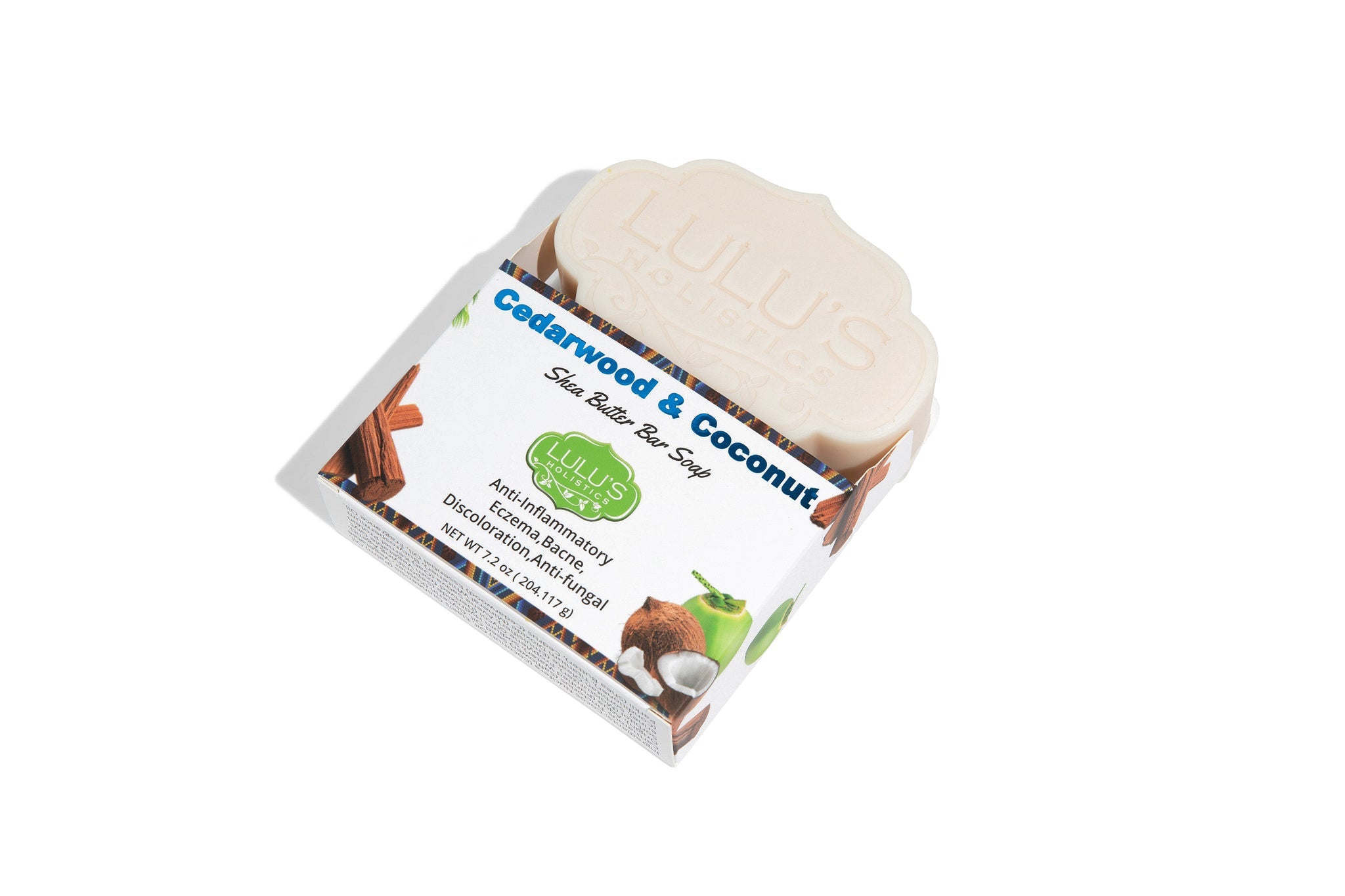 Cedarwood Coconut Shea Butter Bar Soap – Balancing Cleanse