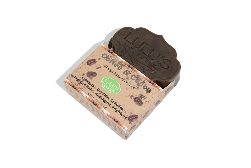 Coffee & Cocoa Mango Butter Bar Soap – Exfoliating Cleanse