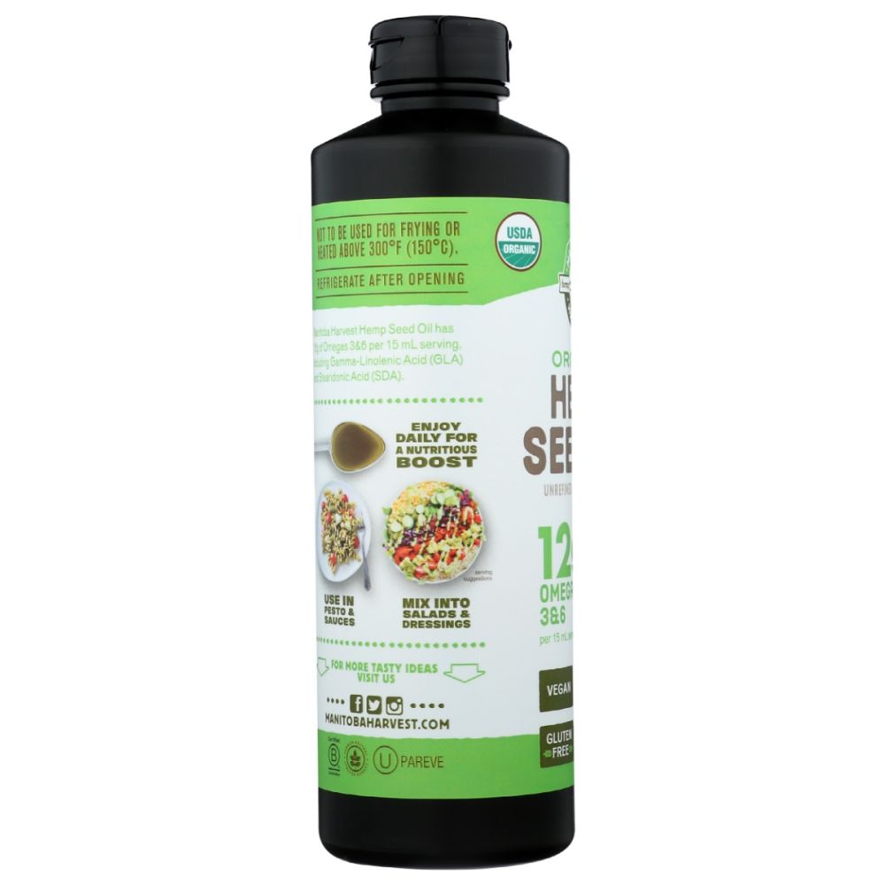 MANITOBA HARVEST: Organic Hemp Seed Oil, 16.9 oz